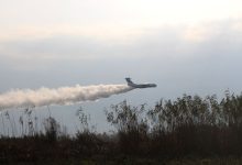 ورود هواپیمای آتش‌نشانی