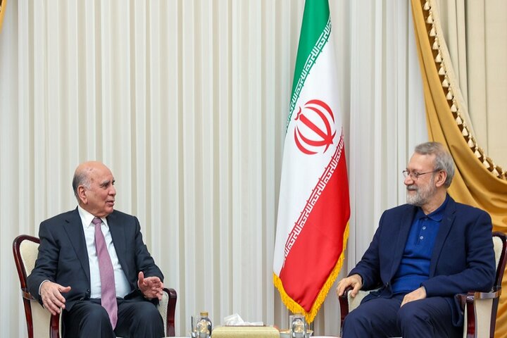 وزیر خارجه عراق با لاریجانی دیدار کرد