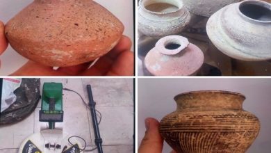 کوزه‌های تاریخی در زرقان کشف شد