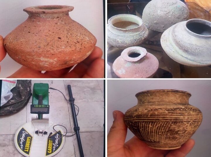 کوزه‌های تاریخی در زرقان کشف شد