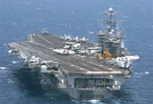 آرایش نظامی بی‌سابقه آمریکا در خاورمیانه؛ بیش از یک‌سوم ناوها مستقر شد