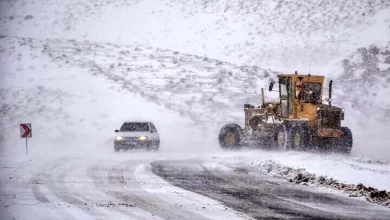 برف و باران به جاده‌های شمال رسید؛ هشدار پلیس به مسافران