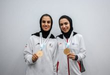 برنز آسیا بر گردن دختر دونده ایران