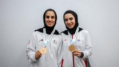 برنز آسیا بر گردن دختر دونده ایران