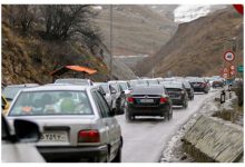 ترافیک سنگین در جاده هراز وآزادراه تهران‌-کرج‌-قزوین