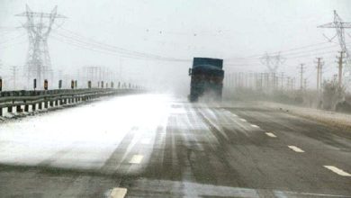 ترافیک سنگین در ۵ محور اصلی کشور و لغزندگی جاده‌ها در ۲۲ استان