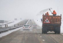 جاده برفی چالوس یکطرفه شد