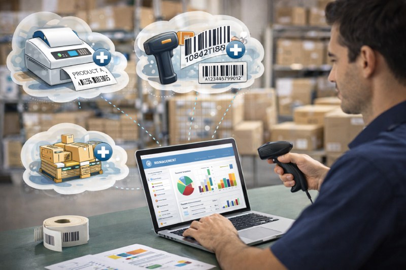 افزونه‌های چاپ، بارکد و انبارداری