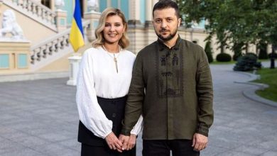 زلنسکی و همسرش