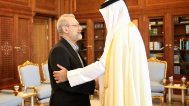 لاریجانی با امیر قطر دیدار کرد