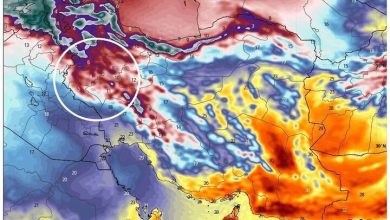 ۲. موج تازه سرما از شمال‌غرب وارد شد؛ ایران دوباره زیر برف می‌رود