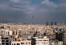 وزش باد شدید و افت محسوس دما در تهران