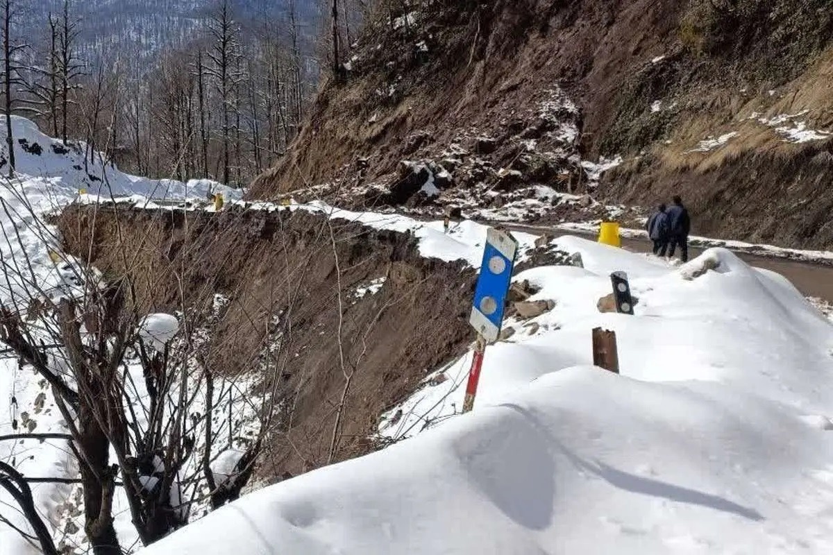 محور کرج–چالوس مسدود شد