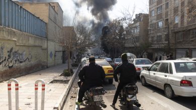 انفجار خیابان شاهین شمالی تهران