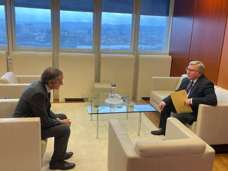 اولیانوف با مدیرکل آژانس