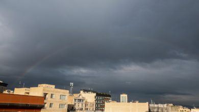 تهران بارانی می‌شود