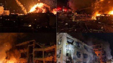 شنیده شدن صدای انفجارهای مهیب در تل‌آویو