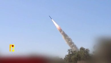 مقابله حزب الله با یک جنگنده اسرائیلی در جنوب لبنان