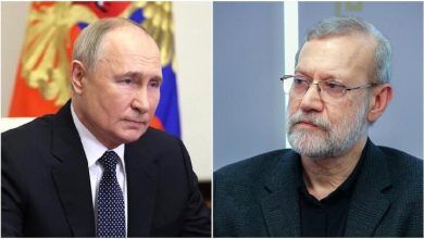 پوتین شهادت لاریجانی را به رهبر معظم انقلاب تسلیت گفت