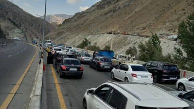 بازگشایی دوطرفه چالوس و آزادراه تهران–شمال/آغاز موج بازگشت مسافران نوروزی/ ترافیک سنگین