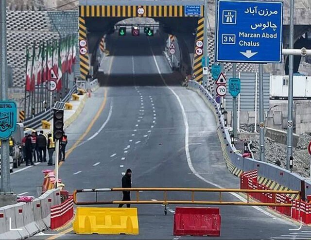 یک‌طرفه شدن جاده چالوس برای چهارمین روز متوالی