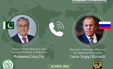 لاوروف درباره تحولات منطقه‌ای با همتای پاکستانی خود گفت وگو کرد