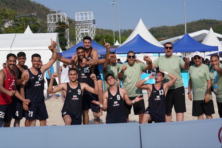 طلای بازی‌های ساحلی آسیایی برای هندبال ایران