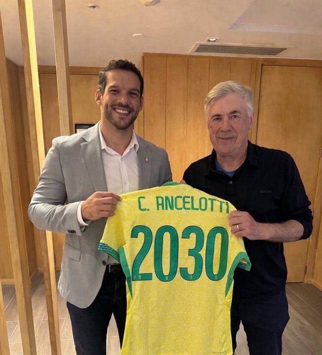 قرارداد آنچلوتی با برزیل تا ۲۰۳۰ تمدید شد