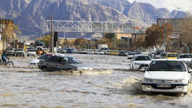 باران و احتمال آب‌گرفتگی معابر در ۲۳ استان