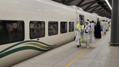 سفر زائران ایرانی حج با قطار سریع‌السیر