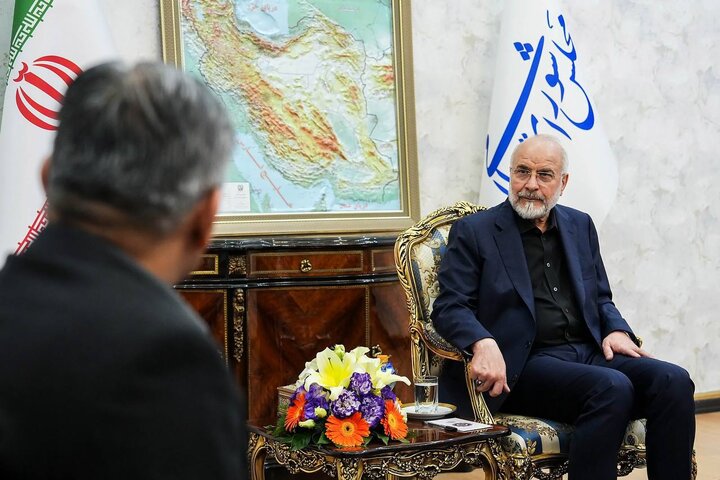 قالیباف: حضور آمریکا در منطقه زمینه ناامنی را فراهم می‌کند