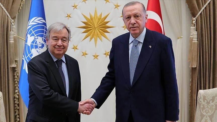 اردوغان و گوترش