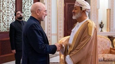 قالیباف با سلطان عمان دیدار کرد