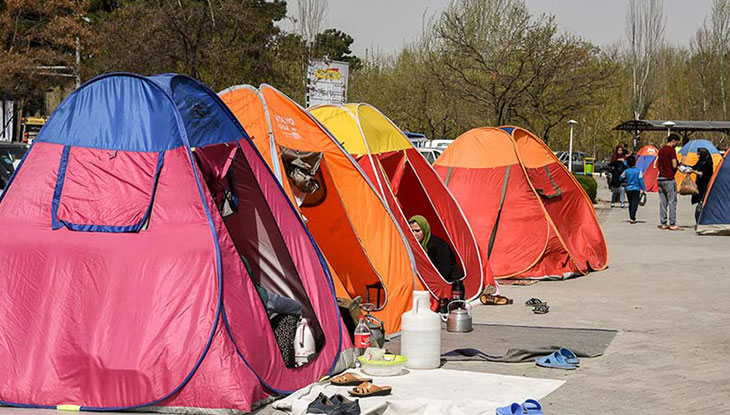 اگر در چادر اسکان دارید این هشدارها را جدی بگیرید