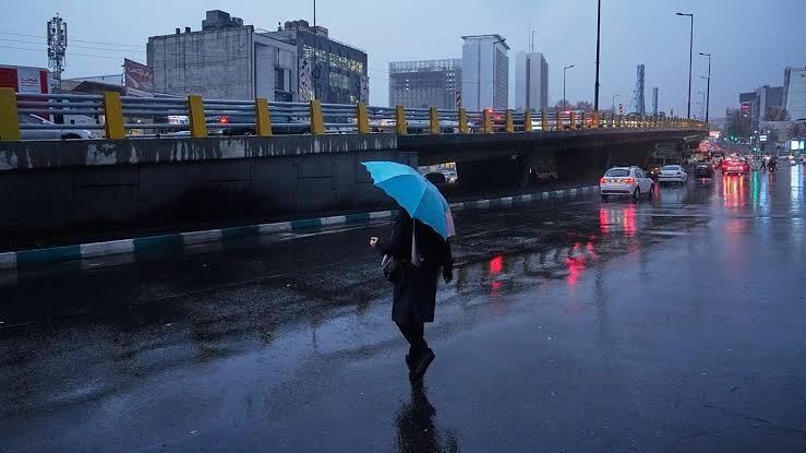 رگبار شدید باران در ۱۰ استان