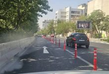 جمع آوری خطوط ویژه موقت در بزرگراه‌ها