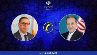 گفتگوی تلفنی وزرای امور خارجه ایران و قبرس
