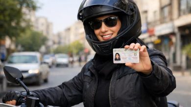 گواهینامه موتورسواری بانوان