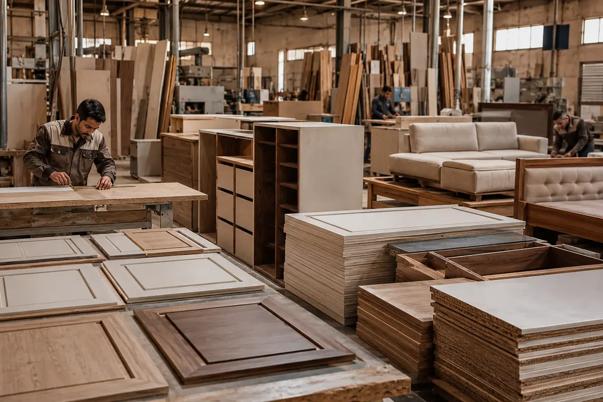 تأثیر قیمت چوب و MDF بر تولید کابینت و مبلمان