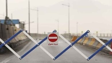 انسداد مسیر شمال به جنوب جاده چالوس و آزادراه تهران - شمال