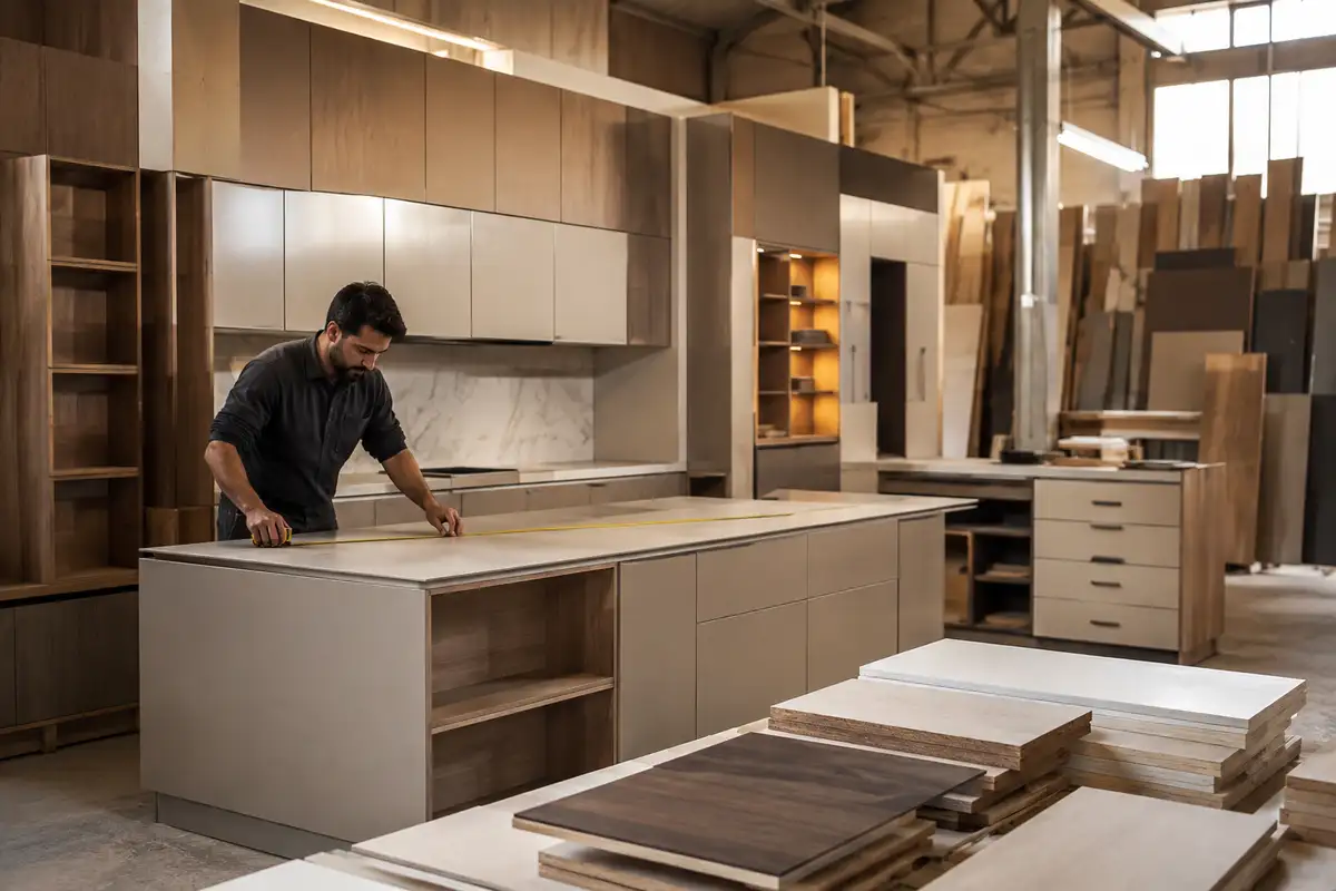 نوسان قیمت MDF و تأثیر آن بر تولید کابینت