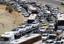 ترافیک پرحجم در مسیر بازگشت زوار اربعین در کرمانشاه