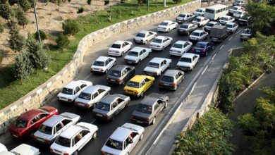 ترافیک سنگین در جاده چالوس تردد روان در مرزهای زمینی کشور