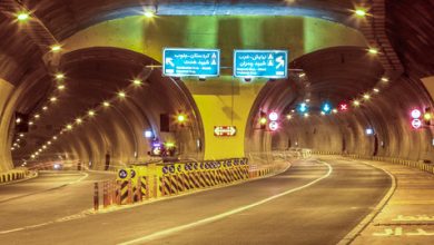 باند شمالی تونل نیایش و پل صدر امشب مسدود می‌شود