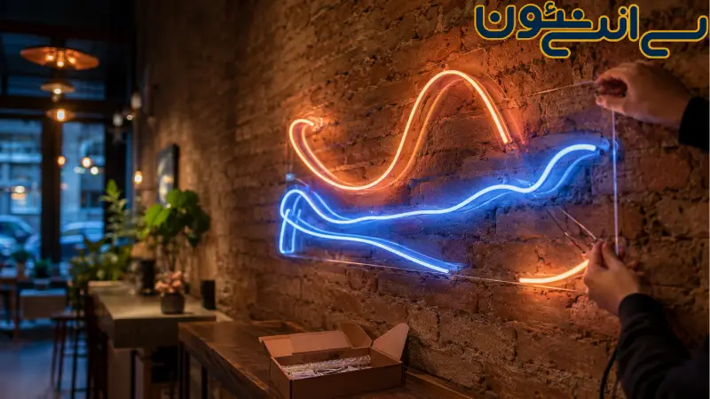 انواع تابلو نئون برای سفارش
