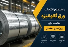 راهنمای انتخاب ورق گالوانیزه مناسب برای پروژه‌های صنعتی
