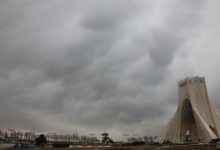 پیش‌بینی افزایش وزش باد و ابر برای تهران