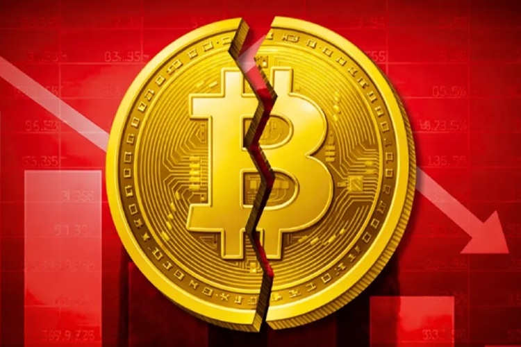 وضعیت قرمز در بازار رمزارزها؛ قیمت بیت‌کوین سقوط کرد