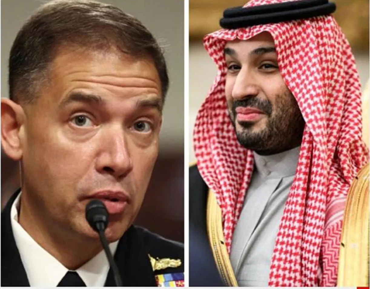 بنسلمان با فرمانده سنتکام دیدار کرد