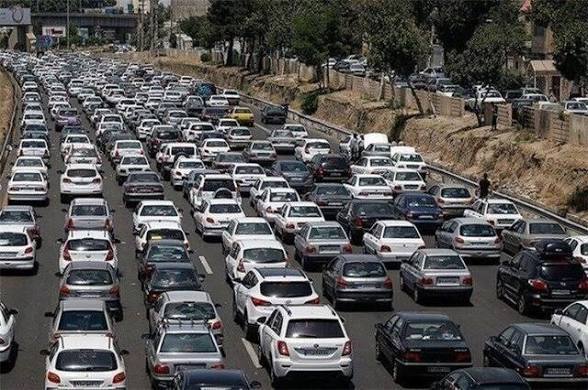ترافیک سنگین در محورهای شمالی کشور